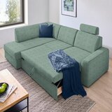 XORA sedežna garnitura, tkanina turkizna | Shoptok.si