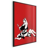  Plakat - Banksy: Queen Victoria 29.7x42 Crni okvir | shoptok.hr