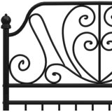  Okvir za krevet crni metalni 90 x 200 cm | shoptok.hr