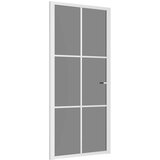  Unutarnja vrata 93 x 201 5 cm Bijela od ESG stakla i aluminija | shoptok.hr