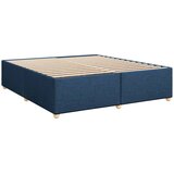  Krevet s oprugama i madracem plavi 200 x 200 cm od tkanine | shoptok.hr