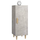  Komoda siva boja betona 34,5x34x90 cm od konstruiranog drva | Eponuda.com
