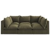 Makamii Kaki zelena sedežna garnitura 255 cm Manao – | Shoptok.si