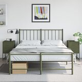  Noćni ormarići 2 kom maslinastozeleni 36 x 39 x 60,5 cm čelični Zelena | shoptok.hr