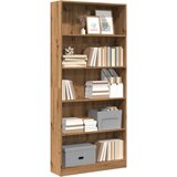 vidaXL Knjižna omara artisan hrast 80x24x176 cm inženirski les Cene