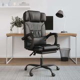  Pisarniški stol črno umetno usnje, (20669296) | Shoptok.si