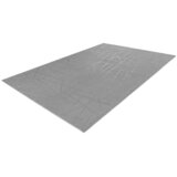 Kayoom RAVNO TKANA PREPROGA Bijou 125 Taupe / Silber 120/170 cm srebrne barve, rjavosiva | Shoptok.si