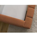 Bobochic Paris Oranžna oblazinjena zakonska postelja s prostorom za shranjevanje z letvenim dnom 160x200 cm Denali – | Shoptok.si