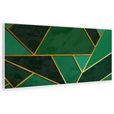 Klarstein Wonderwall Air Art Smart, infracrveni grijač, zelena linija, 120 x 60 cm, 700 W | shoptok.hr