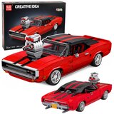 Kockice za slaganje sportskog retro automobila sa 1869 elemenata - crveni | Shoptok.si