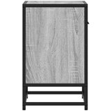 vidaXL Nočna omarica siva sonoma 40x31x50 cm inženirski les | Shoptok.si