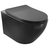 Copen konzolna WC šolja Tornado sa duroplast soft close daskom mat crna C-15-300MB | ePonuda.com