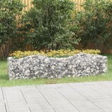 vidaXL Lučna gabionska povišena gredica 200x50x50 cm pocinčano željezo Cijene