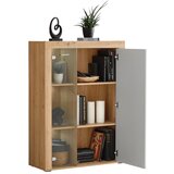 Mömax Visoka Komoda Canberra, Hrast, Svetlo Siva | Shoptok.si
