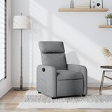 vidaXL Naslanjač svetlo sivo blago | Shoptok.si
