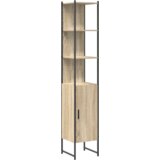 vidaXL Komplet pohištva za kopalnico s polico 3 pcs sonoma hrast | Shoptok.si