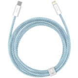 Baseus Kabel Woven, USB-C na Lightning, QC, PD 20W, 100cm, Light Blue, CALD000103, (6932172601942) | shoptok.hr