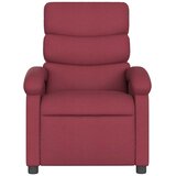  Naslonjač od tkanine crvena boja vina | shoptok.hr