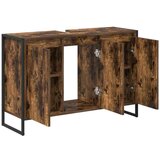  Kupaonski ormar Dimni hrast 90 x 30 x 60 cm Konstruirano drvo | shoptok.hr