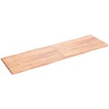 Stolna Mizna plošča svetlo rjava 200x60x4 cm obdelana trdna hrastovina, (20818080) | Shoptok.si
