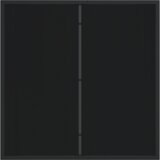 vidaXL 5 kom. blagovaonski set za vrt s jastučićima siva poli ratan, blagovaonski stol crn 80x80x73 cm staklo otporno na udarce | shoptok.hr