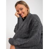 RUE PARIS Sweater-LC-SW-8032.34P-dark gray | Shoptok.si