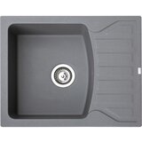 Metalac Inko metalac granitna sudopera x granit quadro m 620x500 fi 90 sa sifonom grafit 372986 | ePonuda.com