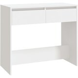 Maison Chic konzolna miza - miza ob steni bela 89x41x76,5 cm inženirski les, (21786276) Cene