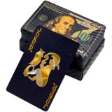  Igralne karte Elegant Dollar Bill Črna Deklica 54 Kart | Shoptok.si