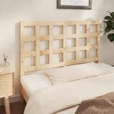 vidaXL Posteljno vzglavje 140,5x4x100 cm trdna borovina | Shoptok.si