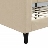  Dnevni krevet krem 80 x 200 cm od tkanine | shoptok.hr