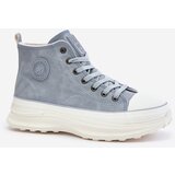 Big Star Insulated women's platform sneakers blue Cijene