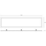  apled - led panel quadra LED/40W/230V IP41 120x30cm | Eponuda.com
