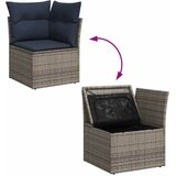  Sjedeća garnitura za vrt s pohranom 7 pcs Siva Poli ratan | shoptok.hr