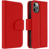 AVIZAR Premium usnjena torbica, preklopna denarnica in stojalo za video za iPhone 11 Pro Max - rdeca, (20626422) Cene