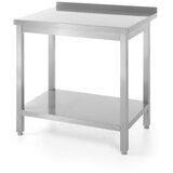 Hendi Zidni radni sto sa potpornjem i policama - dubina 600 mm, Profi Line, 800x600x(H)850mm | Eponuda.com