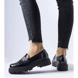 Gemre Black Patent Loafers Fecteau | Shoptok.si