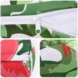  Presvlaka za jastuk 2 pcs HEERLEN Crna Ø 15 x 40 cm Poliester | shoptok.hr