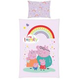 Peppa Pig MLADINSKA POSTELJNINA 140/200 cm renforcé barve bezga | Shoptok.si