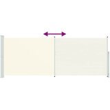  Uvlačiva bočna tenda za terasu 180 x 500 cm krem | shoptok.hr