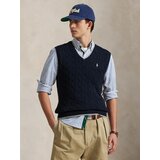 Polo Ralph Lauren Pleteni prsluk mornarsko plava | shoptok.hr
