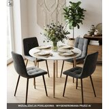 KARA stolica - tamnosivi baršun / noge od oraha x 1 | shoptok.hr