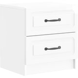  Noćni ormar s ladicama Bijela visokog sjaja 43 x 34,5 x 44,5 cm | shoptok.hr