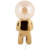 Leitmotiv LED stolna lampa s mogućnosti zatamnjivanja u zlatnoj boji sa staklenim sjenilom (visina 27 cm) Ross – | shoptok.hr