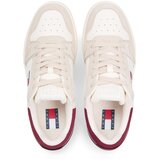 Tommy Jeans Nizke superge 'TJW RETRO BASKET SNEAKER' bež / ecru / mornarska / bordo | Shoptok.si