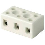 Keramička Keramična sponka 3-polna (Bež, Število polov: 3 kos, 1 mm² - 6 mm², 3 kos) | Shoptok.si