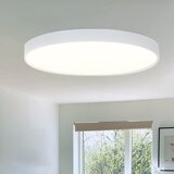 Nettlife LED stropna svetilka 28 cm okrogla IP44 bela 4000K 17 W ravna za spalnico, kuhinjo, kopalnico, hodnik, (22111334) | Shoptok.si