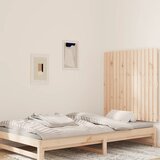 vidaXL Stensko posteljno vzglavje 95,5x3x90 cm trdna borovina Cene