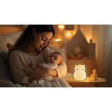 Zopa Silicone LED Lamp with Music Size L nočna lučka z melodijo Rabbit 1 kos | Shoptok.si