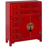 Ixia Rdeča visoka komoda 73x90 cm Oriente – | Shoptok.si